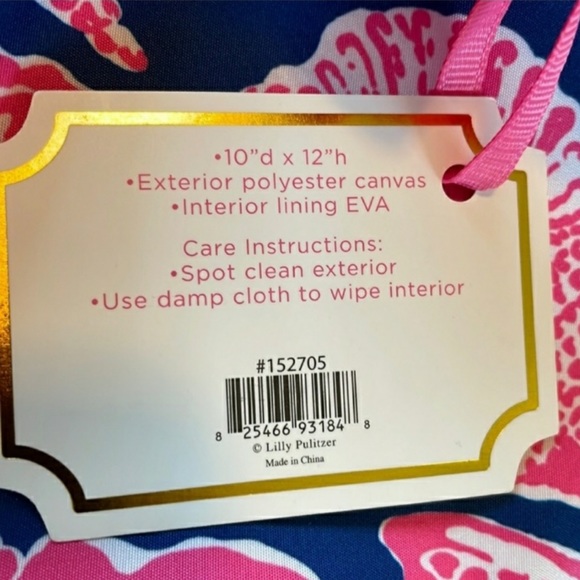 Lilly Pulitzer Beach Cooler in CUTE AS SHELL Summer Beach Bag NEW - Picture 3 of 6